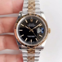 劳力士 ROLEX DATEJUST 日志型36mm系列腕表，搭载全自动机械机芯，精钢表带！