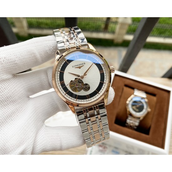 浪琴Longines 精品男士腕表,经典大三针搭载葫芦型镂空设计,技艺精湛,独具匠心,尊贵大气,绅士风范。采用全自动机械机芯,顶级316精钢表壳表带,矿物质超强镜面,尺寸43*13 浪琴Longines 精品男士腕表,经典大三针搭载葫芦型镂空设计,技艺精湛,独具匠心,尊贵大气,绅士风范。采用全自动机械机芯,顶级316精钢表壳表带,矿物质超强镜面,尺寸43*13