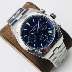 8F Factory新力作 V2升级版 江诗 丹顿Vacheron Constantin腕表 Overseas系列 纵横四海腕表！1⃣️直径41毫米！2⃣️蓝宝石玻璃水晶表镜表背！3⃣️7750改5200自动上链机械，摆频28800次/小时！4⃣️精钢表扣！5⃣️全新的可更换表带系统！新 Overseas 只需要拨动表带和表耳之间的一个小划杆就可以拆换表带，每一枚都可选钢带、皮带 ，真正做到1:1复刻！8F Factory匠心之作 欢迎您的品鉴！