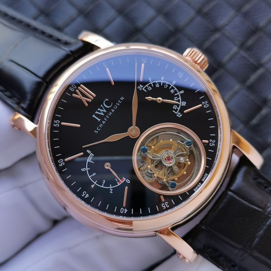 新品IWC万国自动陀飞轮原厂尺寸43mm*12.5mm,采用高透光蓝宝玻璃进口小牛皮动能显示最高7天,24小时显示商务休闲两不误,成功人士标配 新品IWC万国自动陀飞轮原厂尺寸43mm*12.5mm,采用高透光蓝宝玻璃进口小牛皮动能显示最高7天,24小时显示商务休闲两不误,成功人士标配
