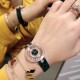 【独家美拍萧邦经邦萧邦HAPPY DIAMONDS系列快乐钻腕表】新增最新绿表盘 蓝宝石玻璃镜面 我们就是自己的神话 原厂瑞士石英机芯 镜面内7颗快乐钻自由转动 活动钻石围绕表盘回旋起舞 制作精巧的表壳玩味透明概念 chopard家标志性的Happy钻石在两片蓝宝石水晶玻璃 形成的空间内自由滑动 充分展现自由和欢快的感觉 表壳顶端与底端各缀有一圈钻石 树叶形指针 较小的同心圆为珍珠母贝质地 呈圆满的球型 两个同心圆环上皆全手工镶有钻石 七颗灵动钻石如悬空漂浮一般 细节见真知 【独家美拍萧邦经邦萧邦HAPPY DIAMONDS系列快乐钻腕表】新增最新绿表盘 蓝宝石玻璃镜面 我们就是自己的神话 原厂瑞士石英机芯 镜面内7颗快乐钻自由转动 活动钻石围绕表盘回旋起舞 制作精巧的表壳玩味透明概念 chopard家标志性的Happy钻石在两片蓝宝石水晶玻璃 形成的空间内自由滑动 充分展现自由和欢快的感觉 表壳顶端与底端各缀有一圈钻石 树叶形指针 较小的同心圆为珍珠母贝质地 呈圆满的球型 两个同心圆环上皆全手工镶有钻石 七颗灵动钻石如悬空漂浮一般 细节见真知