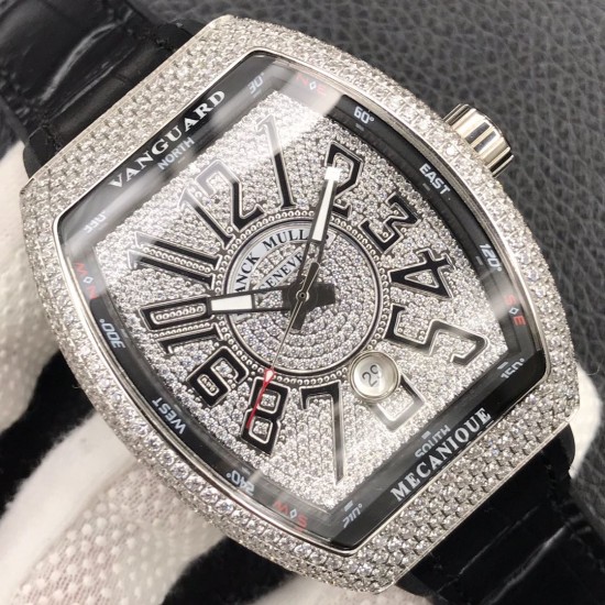 法兰克 穆勒 ❤️Franck Muller V45 SC DT系列⌚️54*42*15mm 瑞士2824全自动机械机芯 蓝光镀膜玻璃 316精钢鑫表壳 3D立体字面 牛皮表带底部橡胶 针扣 糅合运动设计风格 中间完美弧线夹层设计 尽显绅士品味 一如既往的酷 法兰克 穆勒 ❤️Franck Muller V45 SC DT系列⌚️54*42*15mm 瑞士2824全自动机械机芯 蓝光镀膜玻璃 316精钢鑫表壳 3D立体字面 牛皮表带底部橡胶 针扣 糅合运动设计风格 中间完美弧线夹层设计 尽显绅士品味 一如既往的酷