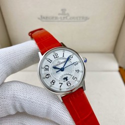 JAEGER-LECOULTRE积家女款RENDEZ-VOUS约会系列。尺寸：29mm搭载日本进口全自动机械机芯  正品版本机芯主版  功能：日夜星晨、时分秒显示功能 ，展现出昼的灿烂与夜的浪漫(刚刚的相遇，[玫瑰]刚刚的缘分，[爱心]刚刚的时间，愿幸福快乐与您相伴)