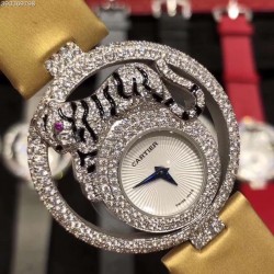 各家钟表品牌都喜欢将珠宝与腕表相互融合，既提升了珠宝的使用价值又同时赋予腕表一种华贵之美，而在众多珠宝腕表设计中，独特的外观造型充满设计感，设计师将珠宝创意与腕表相结合，今天CNB腕表论坛为大家推荐12款你意想不到的腕表设计。CARTIER卡地亚创意宝石腕表系列HPI01011腕表-012（关键词：创意宝石腕表系列，925纯银，玫瑰金镶钻，瑞士石英，尺寸：36毫米）。商品规格:默认规格