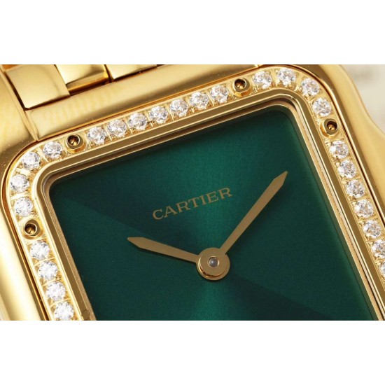 AF卡地亚Cartier猎豹PANTHERE DE CARTIER系列出品[庆祝][庆祝][庆祝]机芯类型：瑞士石英机芯表径尺寸小号：22*30毫米表径尺寸中号：27*37毫米表盘