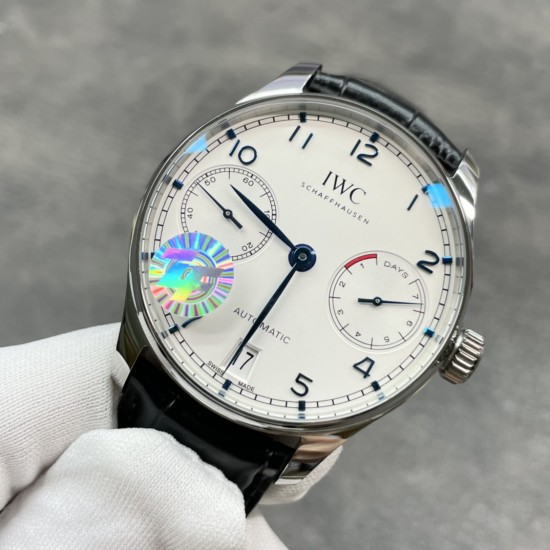 颜值第一!客户定制的加长美洲鳄鱼皮!IWC 葡7 V5版 最新机芯、万国IWC-葡萄牙系列 七日链 葡七 自动机械机芯 独立小秒针 真动能指示 蓝宝石玻璃 42mm!zf厂出品,出货实拍 颜值第一!客户定制的加长美洲鳄鱼皮!IWC 葡7 V5版 最新机芯、万国IWC-葡萄牙系列 七日链 葡七 自动机械机芯 独立小秒针 真动能指示 蓝宝石玻璃 42mm!zf厂出品,出货实拍
