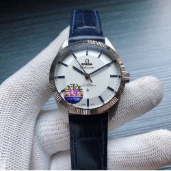TW 欧米茄 OMEGA R38 星座系列 130.93.39.21.99.001 复古牙圈优雅设计，尺寸39x10mm，搭载最新8913自动机械机芯，316L不锈钢表壳，牛皮表带，原装折叠扣，台湾TW出品 做工精致，物美价廉。三杰精致推荐男士瑞士全自动机械机芯男士腕表 SJ为你精致打造超真实实物图拍摄