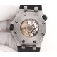 爱彼 Audemars Piguet    AP 皇家橡树离岸型 15710系列  X43 采用莫桑钻圈口 一表一码，二码合一，配送检验证书，联网可查询，国检机构  真正的物美价廉 搭配进口3120机械机芯  904L精钢表壳，进口橡胶表带，防眩光水晶蓝宝石玻璃镜面，尺寸：42mm 14mm[礼物][礼物]五星推荐，自留，送礼，首选