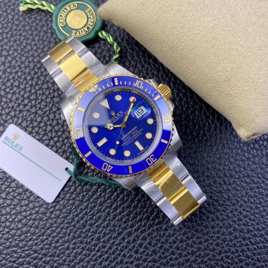 ROLEX 劳力士 间金 蓝水鬼 ～