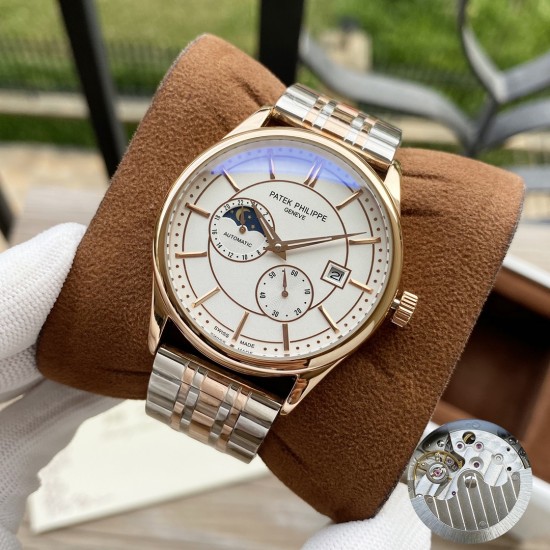 百达翡丽 Patek.Philippe精品男士腕表,四针分离搭载月相设计,技艺精湛,独具匠心,尊贵大气,绅士风范。采用全自动机械机芯,顶级316精钢表壳表带,矿物质超强镜面,尺寸42-13 百达翡丽 Patek.Philippe精品男士腕表,四针分离搭载月相设计,技艺精湛,独具匠心,尊贵大气,绅士风范。采用全自动机械机芯,顶级316精钢表壳表带,矿物质超强镜面,尺寸42-13