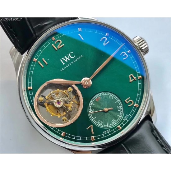 万国IWC－葡萄牙系列 七日链 V1至V5版本 搭载CAL.51011自动机械机芯 独立小秒针 真动能指示 蓝宝石玻璃 牛皮表带
