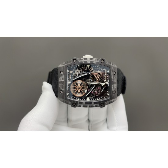 RICHARD MILLE 理查米勒 RM 27-05 Flying Tourbillon Rafael Nadal 浮动陀飞轮腕表———超轻、超薄一体机 5字飞轮会动 RICHARD MILLE 理查米勒 RM 27-05 Flying Tourbillon Rafael Nadal 浮动陀飞轮腕表———超轻、超薄一体机 5字飞轮会动