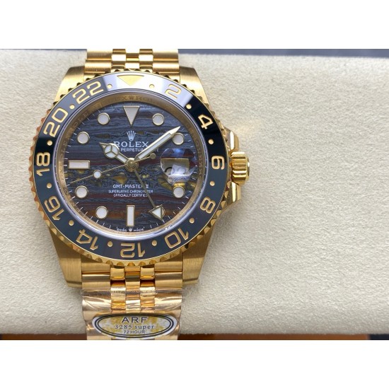 新品!ROLEX 劳力士 铁虎眼石表盘,每一片表盘都不同纹路(虎眼石,红碧玉和赤铁矿三种材质混合在一起,呈现出独特的金黄色和橙色的光泽)格林尼治GMT 3285一体机72小时储能 圈口过渡无痕,贵金属钢印扣子! 新品!ROLEX 劳力士 铁虎眼石表盘,每一片表盘都不同纹路(虎眼石,红碧玉和赤铁矿三种材质混合在一起,呈现出独特的金黄色和橙色的光泽)格林尼治GMT 3285一体机72小时储能 圈口过渡无痕,贵金属钢印扣子!