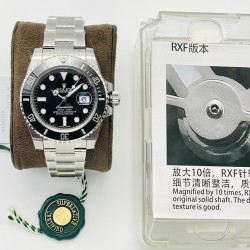 RXF（XF Factory出品）-SUB劳 力士Rolex黑水鬼，给您全新的腕表体验。史上第一款自带细节对比说明书的版本，让您对自己选择的版本明明白白，所有配件正品开模，把头位置、镀膜颜色等细节是所有大厂版本中唯一对版版本，实事求是，真实可对比。RXF匠心之作 欢迎各路表友品鉴！