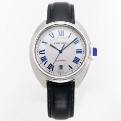 【TW出品】卡地亚钥匙。时光之钥打开典雅之门。此款钥匙采用316精钢打造出直径为男40mm和女35mm两个尺寸。 字面采用凸体印刷，淬火烧钢蓝指针，蓝宝石镜面更重要的是心脏好，机芯改用1904-1847 MC 进口自动上链机芯，由174个零件组成，提供48小时的动力储备。机芯夹板同样经过精细润饰。在经典设计元素的基础上对腕表整体细节大幅度提升，保证新品腕表的高超性能。从外观看它不是家族中的显贵，但一定是家族的骄傲、低调而奢华。