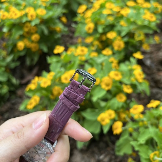 【彩虹盘梦幻紫】甜蜜七夕，浪漫佳节与你度过！   超美宝珀3661钻石女表34.9mm钻石舞会系列腕表惊艳登场！