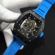 理查德米勒【Richard Mille】最新特别版,颜色调到非常完美 专业打造 顶级版本RM055 一直爆炸款式的表现,无表盘设计,镂空机芯可以从正面和底面均能一览无余,让你爱不释手!卓越品质。造型霸气不羁,独一无二般的感觉,具有震撼人心的魅力。 理查德米勒【Richard Mille】最新特别版,颜色调到非常完美 专业打造 顶级版本RM055 一直爆炸款式的表现,无表盘设计,镂空机芯可以从正面和底面均能一览无余,让你爱不释手!卓越品质。造型霸气不羁,独一无二般的感觉,具有震撼人心的魅力。