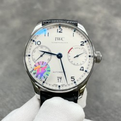颜值第一！客户定制的加长美洲鳄鱼皮！IWC 葡7 V5版 最新机芯、万国IWC－葡萄牙系列 七日链 葡七 自动机械机芯 独立小秒针 真动能指示 蓝宝石玻璃 42mm！zf厂出品，出货实拍