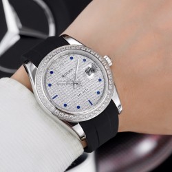 品牌：ROLEX（劳力士）⃣️0⃣️1⃣️9⃣️年巴塞尔日志系列迎新概念，采用904L精钢搭配施洛华水钻，完美诠释了劳力士的典贵之处，一比一复刻了41MM尺寸，和采用进口3255机芯的运转，零误差的标准才配得起商务界的您！