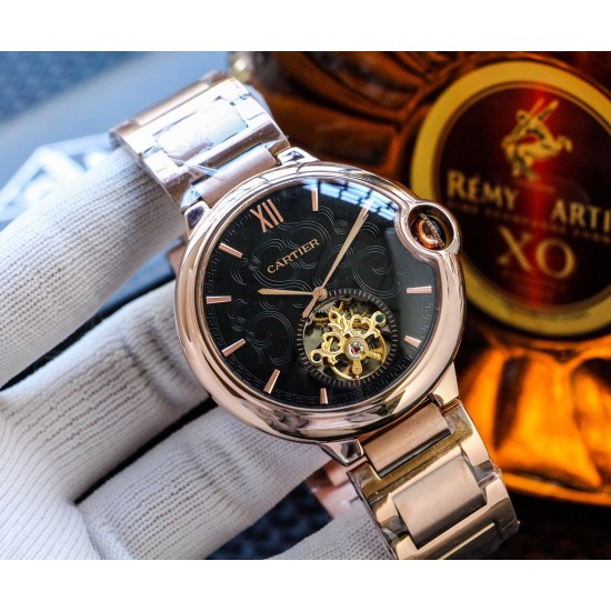 实物拍摄品牌:卡地亚-CARTIER 类型:男士腕表表壳:316精钢(做工上乘)表带:进口小牛皮/316精钢(两种可选)机芯:高级定制全自动机械机芯(走时稳定)材料:高级强化镀膜镜面尺寸:直径46mm,厚度14mm 实物拍摄品牌:卡地亚-CARTIER 类型:男士腕表表壳:316精钢(做工上乘)表带:进口小牛皮/316精钢(两种可选)机芯:高级定制全自动机械机芯(走时稳定)材料:高级强化镀膜镜面尺寸:直径46mm,厚度14mm