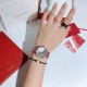 实拍 卡地亚-Cartier，狠货来袭，全真镶钻字面，瑞士石英机芯，加厚蓝宝石镜面[强]搭配美洲鳄鱼皮带[耶]尺寸35mm，超级漂亮、时尚不容错过！