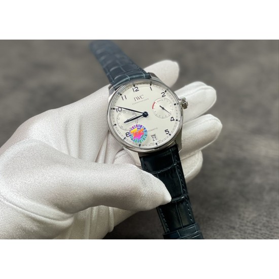 颜值第一！ZF出品。IWC 葡7 V5版 最新机芯、万国IWC－葡萄牙系列 七日链 葡七 自动机械机芯 独立小秒针 真动能指示 蓝宝石玻璃 42mm[色][色]出货实拍