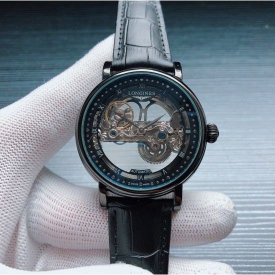 浪琴 Longines B21 精品男士腕表,劲爆镂空设计,技艺精湛,独具匠心,尊贵大气,绅士风范。采用全自动机械机芯,顶级316精钢表壳,进口小牛皮表带,矿物质超强镜面,尺寸43*13 三杰精致推荐男士机械腕表 SJ为你精心挑选超真实实物图拍摄 浪琴 Longines B21 精品男士腕表,劲爆镂空设计,技艺精湛,独具匠心,尊贵大气,绅士风范。采用全自动机械机芯,顶级316精钢表壳,进口小牛皮表带,矿物质超强镜面,尺寸43*13 三杰精致推荐男士机械腕表 SJ为你精心挑选超真实实物图拍摄