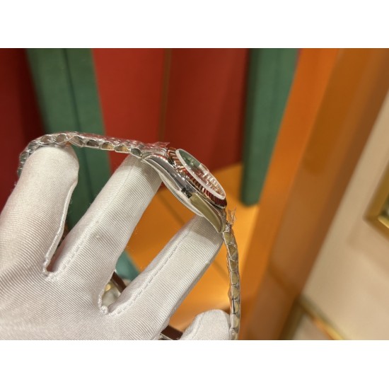 劳力士铅灰色日志31mm316L精钢材质进口全自动机械机芯
