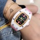 实拍 最新理查珐琅棉花糖理查德米勒 RichardMille 珐琅棉花糖 最新爆款 bon bon系列最稀有的作品!克服传统工艺打破模式!钟表最受尊敬的技术之一。不是所有人的嫁妆,棉花糖运动曲线和颜色,它们是诱人的。有了理查德米勒,实现了把棉花糖戴在你的手腕上!白色陶瓷加上黄粉绿搪瓷表盘,RM-07柔和的颜色创造了一个组合...甜蜜!糖果店的一次旅行,一个让人难以置信的艺术品。你会戴上它吗? 实拍 最新理查珐琅棉花糖理查德米勒 RichardMille 珐琅棉花糖 最新爆款 bon bon系列最稀有的作品!克服传统工艺打破模式!钟表最受尊敬的技术之一。不是所有人的嫁妆,棉花糖运动曲线和颜色,它们是诱人的。有了理查德米勒,实现了把棉花糖戴在你的手腕上!白色陶瓷加上黄粉绿搪瓷表盘,RM-07柔和的颜色创造了一个组合...甜蜜!糖果店的一次旅行,一个让人难以置信的艺术品。你会戴上它吗?