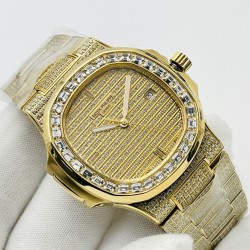 【PFF Factory匠心力作 欢迎品鉴】百达翡丽PATEK PHILIPPE优雅运动系列5711/1A鹦鹉螺，钢表之王，全网最佳解毒方案！细节方面： 1⃣️直径40毫米！2⃣️搭配定制版机改Cal.324自动机芯。 3⃣️316L定制级人体工程学表带！ 4⃣️钢带圈口珠是钻石型的，与正品相结合。 PFF Factory匠心独运 精品之作 佩戴5711/1A既彰显青春活力，又由内而外散发出一股浓浓的沉稳气息，是一款当之无愧的“钢表之王”欢迎您的品鉴！