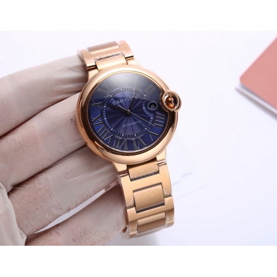 Cartier 卡地亚 蓝气球 机械42mm !以风格细腻,格调优雅著称,精钢表壳的色泽度使得腕表如气球般轻盈,罗马数字时标在表盘上显得复古深邃,蓝宝石玻璃镜面! Cartier 卡地亚 蓝气球 机械42mm !以风格细腻,格调优雅著称,精钢表壳的色泽度使得腕表如气球般轻盈,罗马数字时标在表盘上显得复古深邃,蓝宝石玻璃镜面!