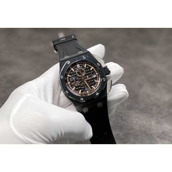 【ps该款为多功能的表款,容易出现操作不当,请慎重考虑! 】AUDEMARS PIGUET 爱彼 AP 皇家橡树离岸型 计时码表 26402CE.OO.A002CA.01 陶瓷表壳 钛合金按钮 双面蓝宝石镜面 3126机芯 陶瓷自动砣 橡胶表带 钛合金针扣 44mm JF厂出品 出货实拍 【ps该款为多功能的表款,容易出现操作不当,请慎重考虑! 】AUDEMARS PIGUET 爱彼 AP 皇家橡树离岸型 计时码表 26402CE.OO.A002CA.01 陶瓷表壳 钛合金按钮 双面蓝宝石镜面 3126机芯 陶瓷自动砣 橡胶表带 钛合金针扣 44mm JF厂出品 出货实拍