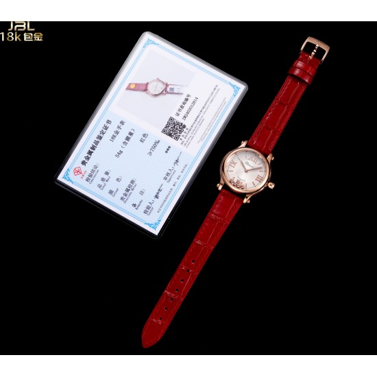 你们要的亲民版包金来啦!!.18k包金 快乐钻 33mm 持中国GTC检测机构证书,二维码联网可查询!一表一码 支持再次复检具有特色的夹层玻璃的产生自旋 犹如舞蹈 在女表上可以说是福音 这款腕表直径33mm精钢表壳,,标志性的活动钻石欢快舞动、流光溢彩造型流畅、极具动感的表壳和富有现代感的天然珍珠贝壳表盘完美体现萧邦对休闲风格的诠释 表带同样不得不提牛皮鳄鱼纹 奢华用料 非人为损坏免费保修 你们要的亲民版包金来啦!!.18k包金 快乐钻 33mm 持中国GTC检测机构证书,二维码联网可查询!一表一码 支持再次复检具有特色的夹层玻璃的产生自旋 犹如舞蹈 在女表上可以说是福音 这款腕表直径33mm精钢表壳,,标志性的活动钻石欢快舞动、流光溢彩造型流畅、极具动感的表壳和富有现代感的天然珍珠贝壳表盘完美体现萧邦对休闲风格的诠释 表带同样不得不提牛皮鳄鱼纹 奢华用料 非人为损坏免费保修