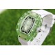 实拍 理查德•米勒清凉夏日最新款RichardMille RM 07-02✨酒桶形表壳由整块绿色由有机玻璃打造而成,配用原装西铁城全自动机芯,顶级橡树表带。尺寸为46mmx32mmx14mm。表壳加工无论从工程还是技术角度都堪称挑战,没有丝毫容错空间。女装腕表以著名的鸡尾酒及其蕴含的精神思潮为灵感。 实拍 理查德•米勒清凉夏日最新款RichardMille RM 07-02✨酒桶形表壳由整块绿色由有机玻璃打造而成,配用原装西铁城全自动机芯,顶级橡树表带。尺寸为46mmx32mmx14mm。表壳加工无论从工程还是技术角度都堪称挑战,没有丝毫容错空间。女装腕表以著名的鸡尾酒及其蕴含的精神思潮为灵感。