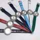 实拍 伯爵-PIAGET 女士腕表 瑞士石英机芯 316L精钢表壳 真牛皮表带 尺寸34*8mm 蓝宝石玻璃镜面 简约的设计,大胆而多彩的配色,以及旋转表圈是伯爵品牌 Possession腕表的特质所在。通过品牌制表师们天马星空的创意,将各个亮色的表带与贵金属、钻石、精钢材质相融,通过圆形盘面的演绎,令全新的 Possession腕表越发闪耀夺目,给人眼前一亮之感。 实拍 伯爵-PIAGET 女士腕表 瑞士石英机芯 316L精钢表壳 真牛皮表带 尺寸34*8mm 蓝宝石玻璃镜面 简约的设计,大胆而多彩的配色,以及旋转表圈是伯爵品牌 Possession腕表的特质所在。通过品牌制表师们天马星空的创意,将各个亮色的表带与贵金属、钻石、精钢材质相融,通过圆形盘面的演绎,令全新的 Possession腕表越发闪耀夺目,给人眼前一亮之感。