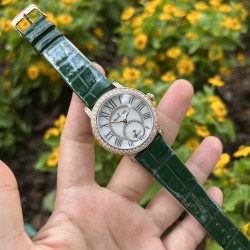 【玫瑰金孔雀绿】甜蜜七夕，浪漫佳节与你度过！  超美宝珀3661钻石女表34.9mm钻石舞会系列腕表惊艳登场！
