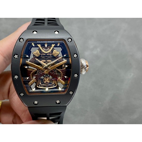 RXW新品一体机摆轮理查德米勒 RM 47 一体机飞轮黑武士腕表惊艳问世，结合卓越的制表工艺 陶瓷腕表