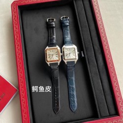CARTIER SANTOS DUMONT XL F1厂卡地亚杜蒙山度士加大号薄款机械表表径：46.633.9mm，厚度8.5mm