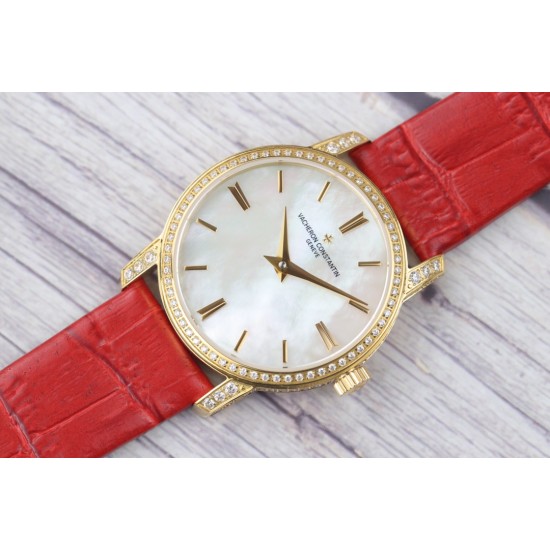 实拍 TK新品江诗丹顿传袭超薄系列-Vacheron Constantin 专为女神打造的,奢华时尚,采用进口316钢表壳,搭配原装进口9015机芯(0返修),天然蓝宝石玻璃镜面,直径33mm,超薄工艺7.8mm,超强防水30米,竹节纹进口小牛皮表带, 实拍 TK新品江诗丹顿传袭超薄系列-Vacheron Constantin 专为女神打造的,奢华时尚,采用进口316钢表壳,搭配原装进口9015机芯(0返修),天然蓝宝石玻璃镜面,直径33mm,超薄工艺7.8mm,超强防水30米,竹节纹进口小牛皮表带,