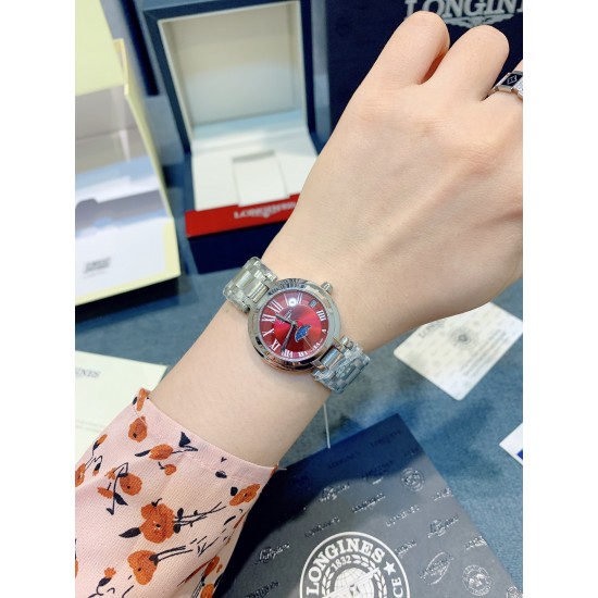 【赵丽颖同款!任敏同款!时尚杂志封面款!】浪琴心月系列最新女士腕表,超级热门!全网性价比之最!总有客户说别家便宜,那么请客户们好好看看细节做工吧!不要一味比价格而忽略最重要的品质!精钢三件套表壳,整表打磨精细,线条流畅度极好,进口真月相石英机芯,表径30.5mm,抗磨损合成双卜蓝宝石镜面(数据同步正品,是不是蓝宝一测便知),精钢表链搭配原装三折式表扣,每一个表都是独立编码没有重复! 【赵丽颖同款!任敏同款!时尚杂志封面款!】浪琴心月系列最新女士腕表,超级热门!全网性价比之最!总有客户说别家便宜,那么请客户们好好看看细节做工吧!不要一味比价格而忽略最重要的品质!精钢三件套表壳,整表打磨精细,线条流畅度极好,进口真月相石英机芯,表径30.5mm,抗磨损合成双卜蓝宝石镜面(数据同步正品,是不是蓝宝一测便知),精钢表链搭配原装三折式表扣,每一个表都是独立编码没有重复!