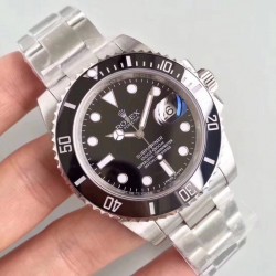 N厂出品 ROLEX劳力士 SUB 翠黑V7版 N厂一直凭借正品买版、不断改进的钻研精神，特别是五大神器的业界认可，目前销量一直成上升趋势。 The best Rep Rolex sub made in Noob。瑞士Eta2836自动机械机芯，40mm*12mm,深度防水，超强夜光。