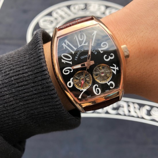 ⭐️法兰克穆勒 Franck Muller ⚜️尺寸 40*55mm ⌚️锥桶型立体壳身⚙️ 全自动镂空双飞轮机芯 头层小牛皮表带原装针扣独特的F M风格 只为专属打造 BG™️ 出品 ✈️ ⭐️法兰克穆勒 Franck Muller ⚜️尺寸 40*55mm ⌚️锥桶型立体壳身⚙️ 全自动镂空双飞轮机芯 头层小牛皮表带原装针扣独特的F M风格 只为专属打造 BG™️ 出品 ✈️