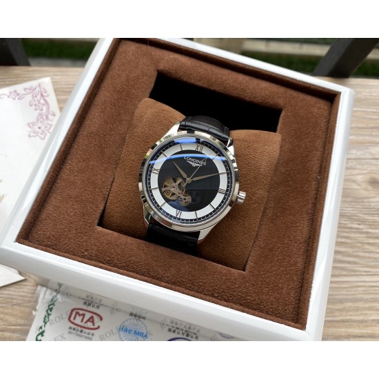 浪琴Longines 精品男士腕表,经典大三针搭载葫芦型镂空设计,技艺精湛,独具匠心,尊贵大气,绅士风范。采用全自动机械机芯,顶级316精钢表壳,进口小牛皮表带,矿物质超强镜面,尺寸43*13 浪琴Longines 精品男士腕表,经典大三针搭载葫芦型镂空设计,技艺精湛,独具匠心,尊贵大气,绅士风范。采用全自动机械机芯,顶级316精钢表壳,进口小牛皮表带,矿物质超强镜面,尺寸43*13