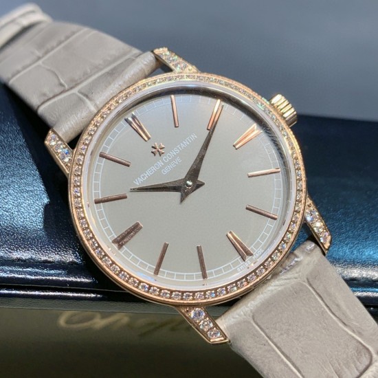 实拍2020年江诗丹顿传袭超薄系列-Vacheron Constantin 专为女神打造的,奢华时尚,采用进口316钢表壳,搭配原装进口9015机芯(0返修),天然蓝宝石玻璃镜面,直径33mm,超薄工艺7.8mm,超强防水30米,竹节纹进口小牛皮表带,一表一码。 实拍2020年江诗丹顿传袭超薄系列-Vacheron Constantin 专为女神打造的,奢华时尚,采用进口316钢表壳,搭配原装进口9015机芯(0返修),天然蓝宝石玻璃镜面,直径33mm,超薄工艺7.8mm,超强防水30米,竹节纹进口小牛皮表带,一表一码。