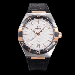 SBF 欧米茄新品-全新第五代星座系列-41mm 1，真正的黑色陶瓷表圈，不是市面上那些电镀版本。2，41毫米，休闲商务兼具，能文能武。3，8900独家专有机芯，走时稳定，机芯质量好，返修少。全新欧米茄星座最好的版本，值得您的拥有。