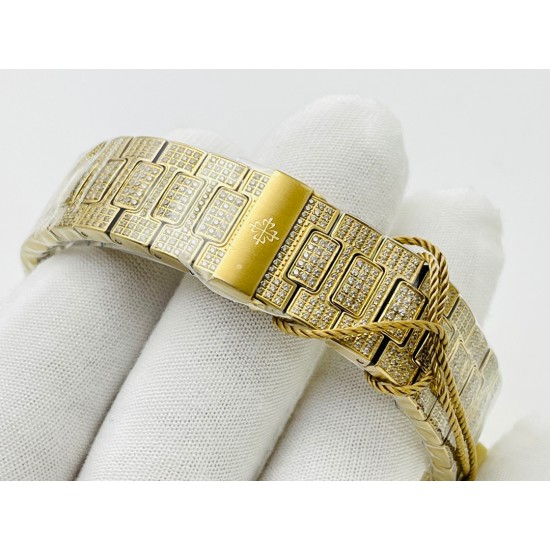 【PFF Factory匠心力作 欢迎品鉴】百达翡丽PATEK PHILIPPE优雅运动系列5711/1A鹦鹉螺,钢表之王,全网最佳解毒方案!细节方面: 1⃣️直径40毫米!2⃣️搭配定制版机改Cal.324自动机芯。 3⃣️316L定制级人体工程学表带! 4⃣️钢带圈口珠是钻石型的,与正品相结合。 PFF Factory匠心独运 精品之作 佩戴5711/1A既彰显青春活力,又由内而外散发出一股浓浓的沉稳气息,是一款当之无愧的“钢表之王”欢迎您的品鉴! 【PFF Factory匠心力作 欢迎品鉴】百达翡丽PATEK PHILIPPE优雅运动系列5711/1A鹦鹉螺,钢表之王,全网最佳解毒方案!细节方面: 1⃣️直径40毫米!2⃣️搭配定制版机改Cal.324自动机芯。 3⃣️316L定制级人体工程学表带! 4⃣️钢带圈口珠是钻石型的,与正品相结合。 PFF Factory匠心独运 精品之作 佩戴5711/1A既彰显青春活力,又由内而外散发出一股浓浓的沉稳气息,是一款当之无愧的“钢表之王”欢迎您的品鉴!