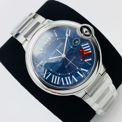 V6 Factory力作 升级版 卡地亚（CARTIER）蓝气球系列 直径42mm 机芯：全自动机械2824机芯！动力储备：48小时，玻璃：高强双面蓝宝石水滴镜面材质 V6工厂品质 追求好品质从未停止过！你值得拥有！