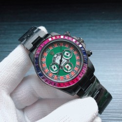 N厂做工 劳力士 ROLEX X43 迪通拿系列男士多功能机械腕表 尺寸：42mm12mm机芯：全自动机械机芯 镜面：蓝宝石玻璃镜面 材料：316精钢鑫表壳 表扣：原装折叠扣 三杰精致推荐男士机械休闲商务腕表 SJ为你精心打造超真实实物图拍摄 让你超真实实物图体验