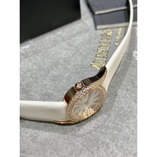 RF厂伯爵新款小号26mm。Limelight Gala系列的女性钻石手表是绝对诱惑的标志,表盘独特的6与9的造型,混合艺术,设计和珠宝,他们赞扬充满活力和大胆女性气质。在伯爵的眼里,每一位演绎人生故事的女主角,都注定拥有出众魅力!别出心裁,不断进阶超越。尺寸26mm 机芯:瑞士朗达机芯 玻璃:蓝宝石镜面 皮带:美洲鳄鱼皮 RF厂伯爵新款小号26mm。Limelight Gala系列的女性钻石手表是绝对诱惑的标志,表盘独特的6与9的造型,混合艺术,设计和珠宝,他们赞扬充满活力和大胆女性气质。在伯爵的眼里,每一位演绎人生故事的女主角,都注定拥有出众魅力!别出心裁,不断进阶超越。尺寸26mm 机芯:瑞士朗达机芯 玻璃:蓝宝石镜面 皮带:美洲鳄鱼皮