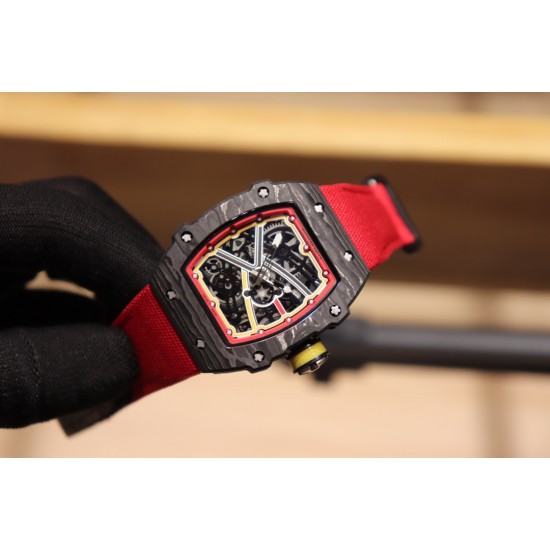 理查德米勒 Richard Mille RM67-02跳高之王冠军款 1:1精准开模 采用100%的(NTPT碳纤维/陶瓷材料)制造 形成表壳上的特殊纹理 搭载原装西铁城全自动机械机芯 摆幅28800 无论壳身大小零散小件也是精心设计 技术成熟并独具动感的线条设计优点 搭配特色尼龙表带 尺寸48X42mm!!! 理查德米勒 Richard Mille RM67-02跳高之王冠军款 1:1精准开模 采用100%的(NTPT碳纤维/陶瓷材料)制造 形成表壳上的特殊纹理 搭载原装西铁城全自动机械机芯 摆幅28800 无论壳身大小零散小件也是精心设计 技术成熟并独具动感的线条设计优点 搭配特色尼龙表带 尺寸48X42mm!!!
